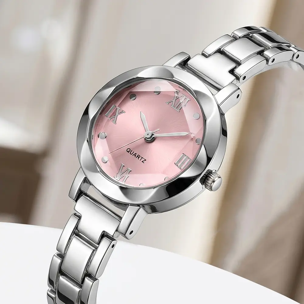 Women's Watches Wholesale Student Quartz Waterproof Stylish Bracelet Steel Band Ins Style Cross-Border Korean Version Female Student Watch — feature 35