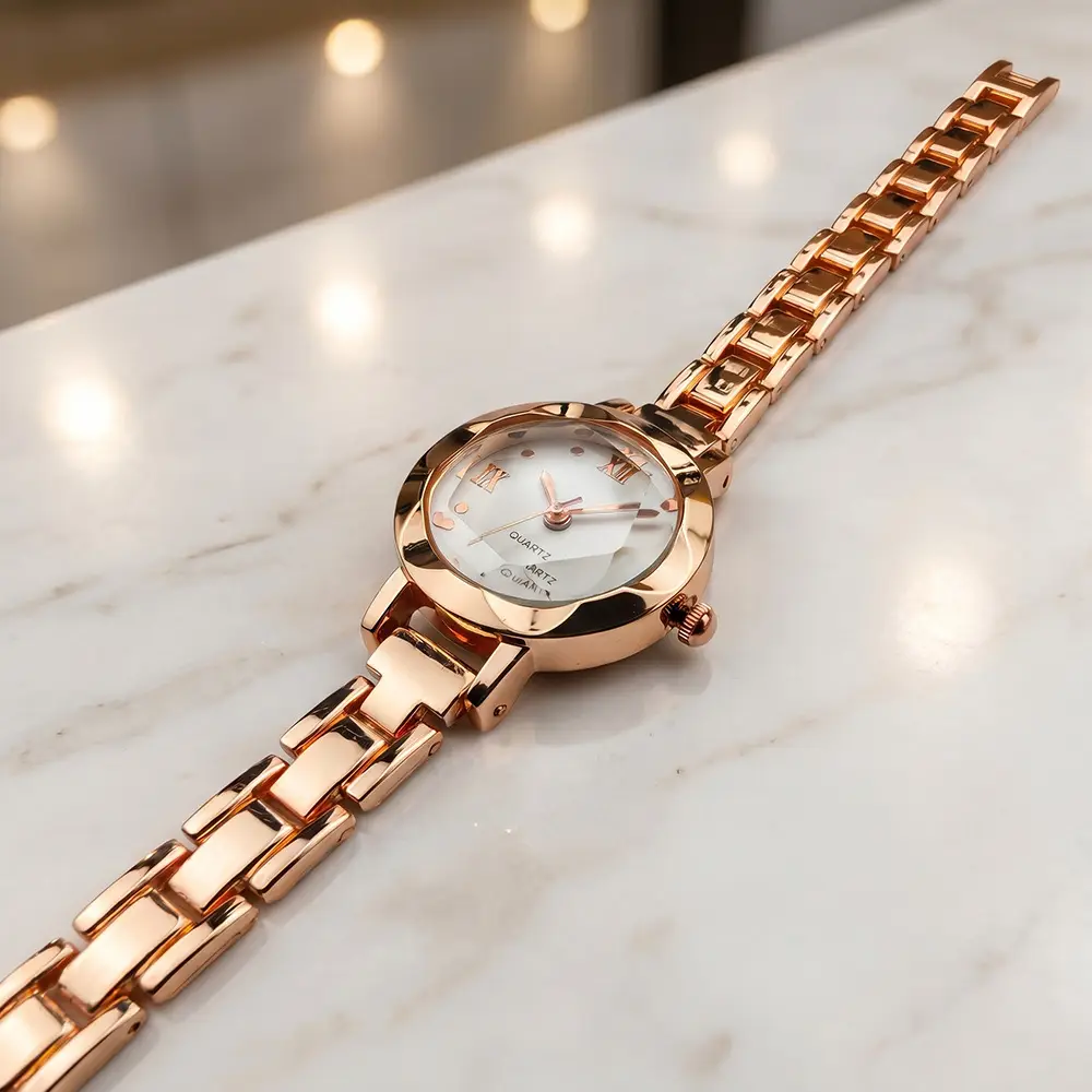 Women's Watches Wholesale Student Quartz Waterproof Stylish Bracelet Steel Band Ins Style Cross-Border Korean Version Female Student Watch — feature 43
