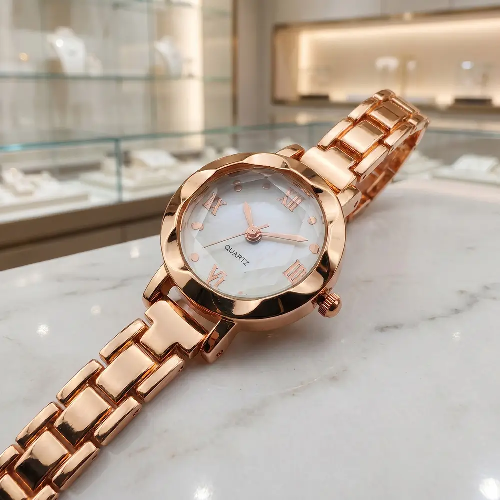 Women's Watches Wholesale Student Quartz Waterproof Stylish Bracelet Steel Band Ins Style Cross-Border Korean Version Female Student Watch — feature 44