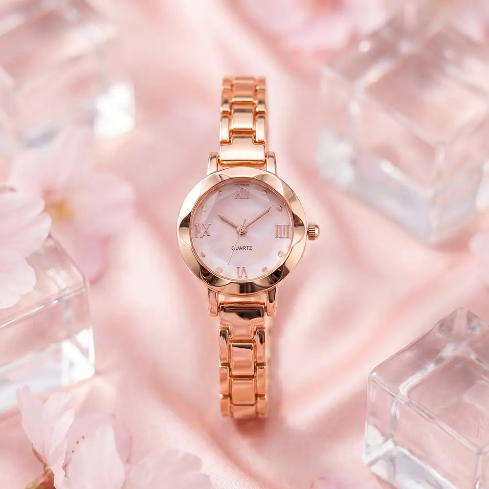 Women's Watches Wholesale Student Quartz Waterproof Stylish Bracelet Steel Band Ins Style Cross-Border Korean Version Female Student Watch — feature 45