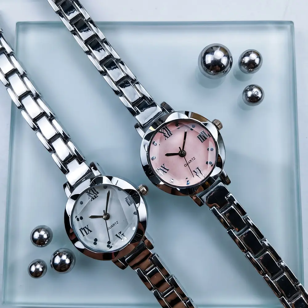 Women's Watches Wholesale Student Quartz Waterproof Stylish Bracelet Steel Band Ins Style Cross-Border Korean Version Female Student Watch — feature 48