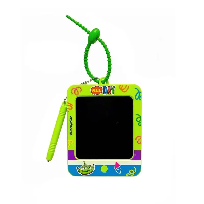 New Cartoon Merchandise: Authentic Toy Story Three-Eyed Alien Magnetic Doodle Board Keychain, Backpack and Car Pendant