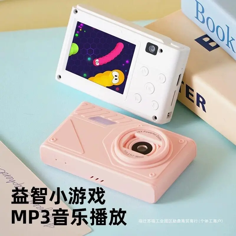 Digital Ccd Camera for Students, High-Definition Dual-Camera Retro Camera, Compact Camera for Campus Travel, Beginner Vlog