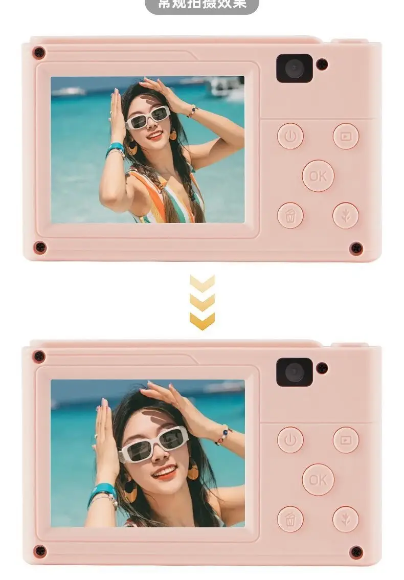 Digital Ccd Camera for Students, High-Definition Dual-Camera Retro Camera, Compact Camera for Campus Travel, Beginner Vlog — feature 7
