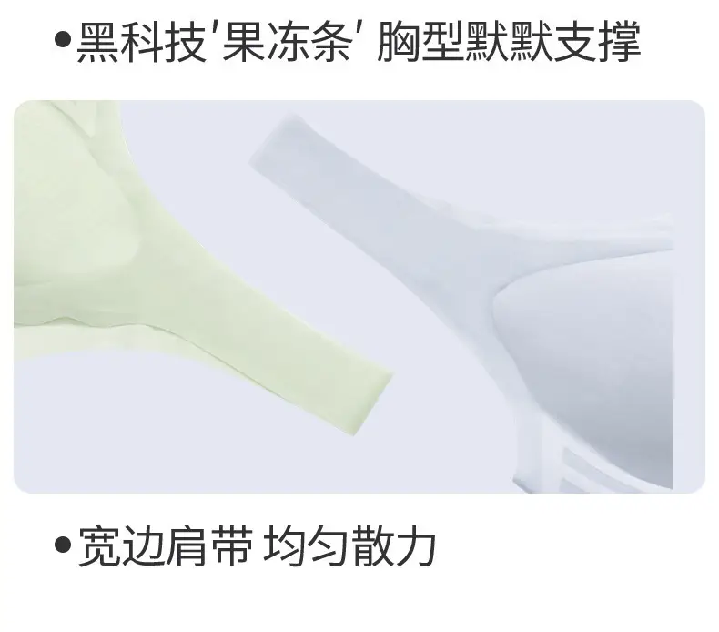 Summer Cool Seamless Underwear for Women, Ice Silk Ultra-Thin Push-Up Semi-Fixed Cup Wireless Vest-Style Bra with Beautiful Back Design — feature 16