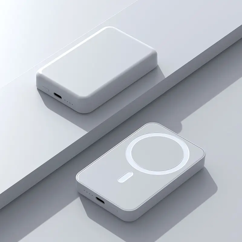 Cross-Border Magsafe Magnetic Wireless Power Bank 10000Mah Portable Power Supply Suitable for Apple Mini Portable Gifts