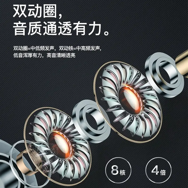 True Wireless Bluetooth Earphones for Sports, Men and Women, 2026 New Model, Huaqiangbei Pro4, Physical Noise Reduction, Long Battery Life - Image 5