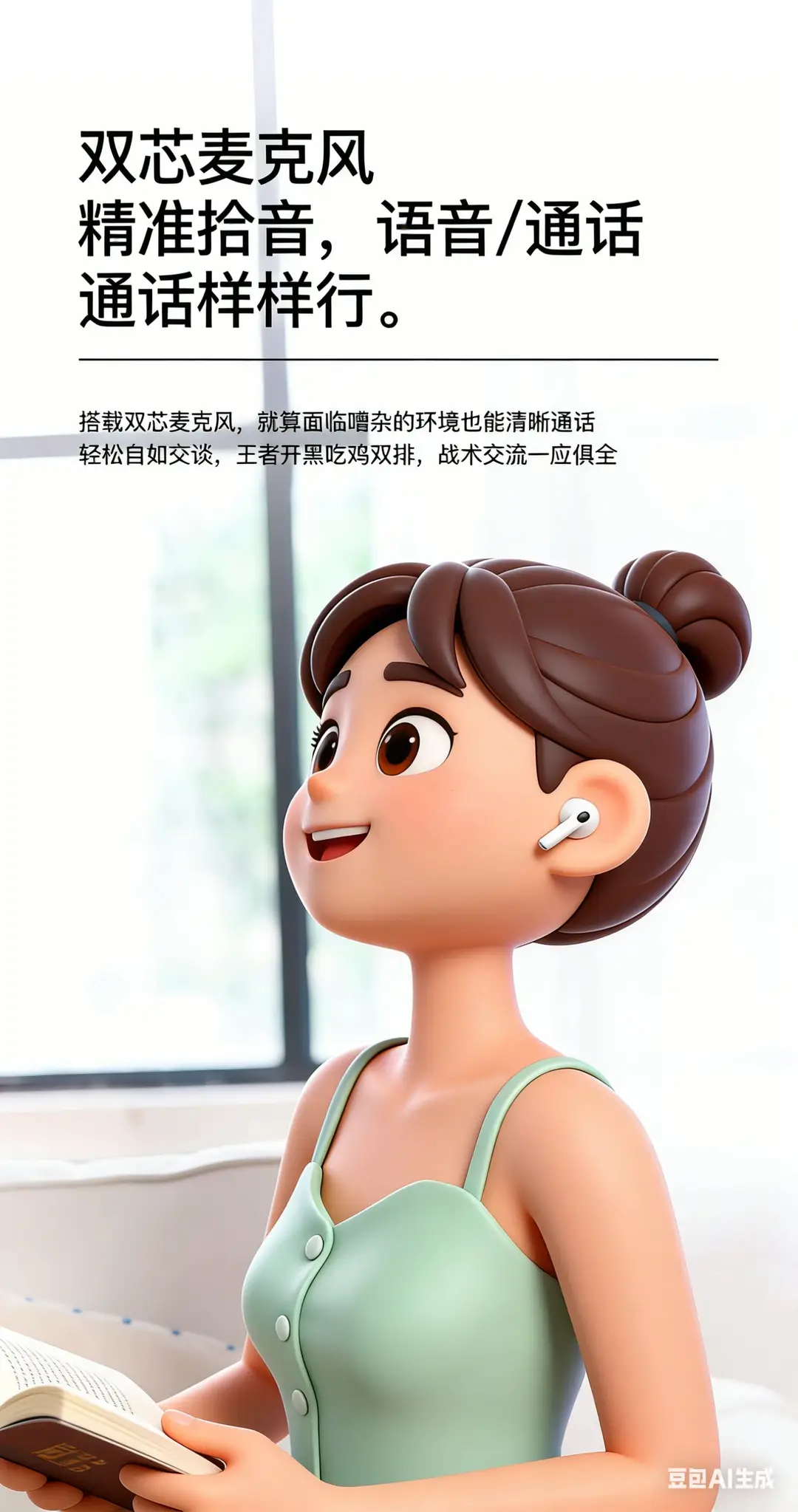 True Wireless Bluetooth Earphones for Sports, Men and Women, 2026 New Model, Huaqiangbei Pro4, Physical Noise Reduction, Long Battery Life — feature 10