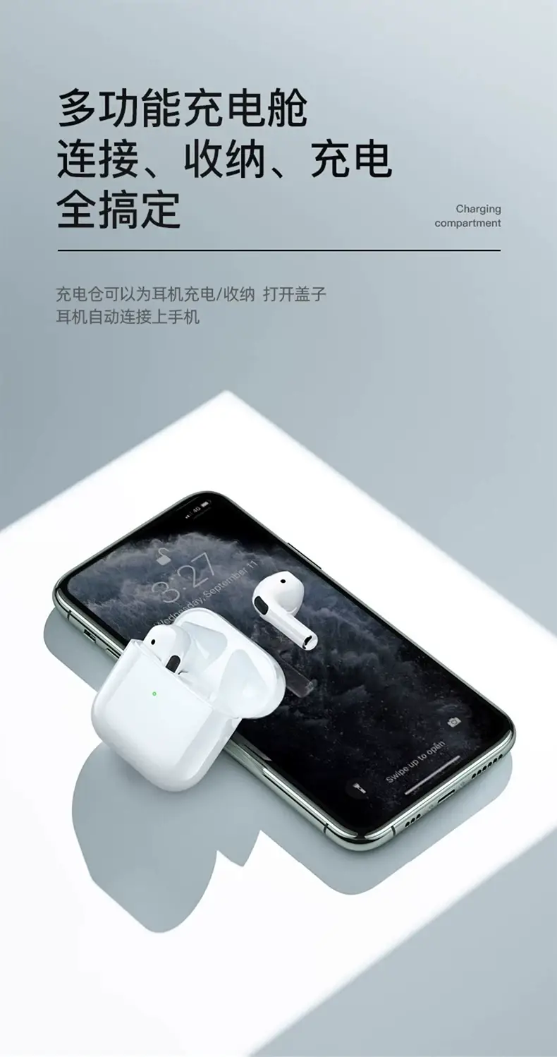 True Wireless Bluetooth Earphones for Sports, Men and Women, 2026 New Model, Huaqiangbei Pro4, Physical Noise Reduction, Long Battery Life — feature 14