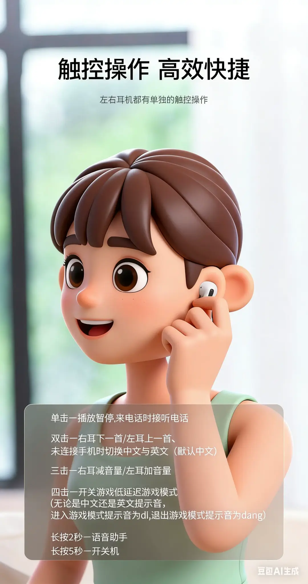 True Wireless Bluetooth Earphones for Sports, Men and Women, 2026 New Model, Huaqiangbei Pro4, Physical Noise Reduction, Long Battery Life — feature 18