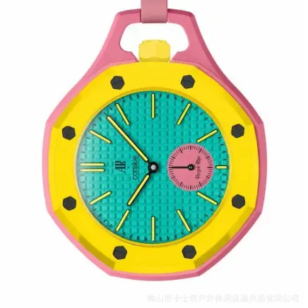 Ap Cross-Border Collaboration New Dopamine Quartz Pocket Watch, Light Luxury Waterproof Fashion Simple Unisex Wristwatch