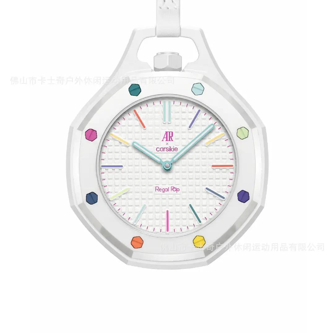 Ap Cross-Border Collaboration New Dopamine Quartz Pocket Watch, Light Luxury Waterproof Fashion Simple Unisex Wristwatch