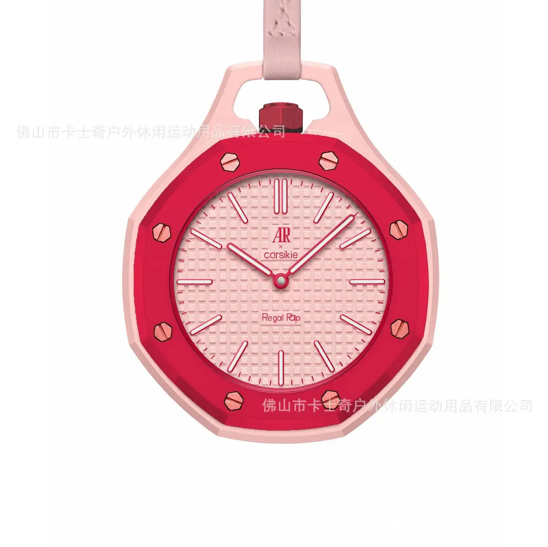 Ap Cross-Border Collaboration New Dopamine Quartz Pocket Watch, Light Luxury Waterproof Fashion Simple Unisex Wristwatch