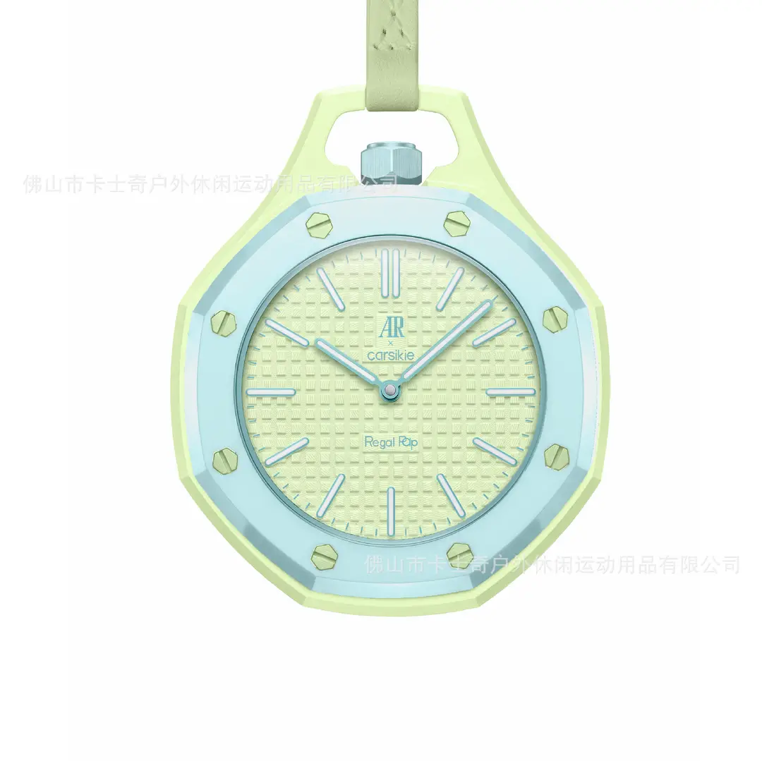 Ap Cross-Border Collaboration New Dopamine Quartz Pocket Watch, Light Luxury Waterproof Fashion Simple Unisex Wristwatch