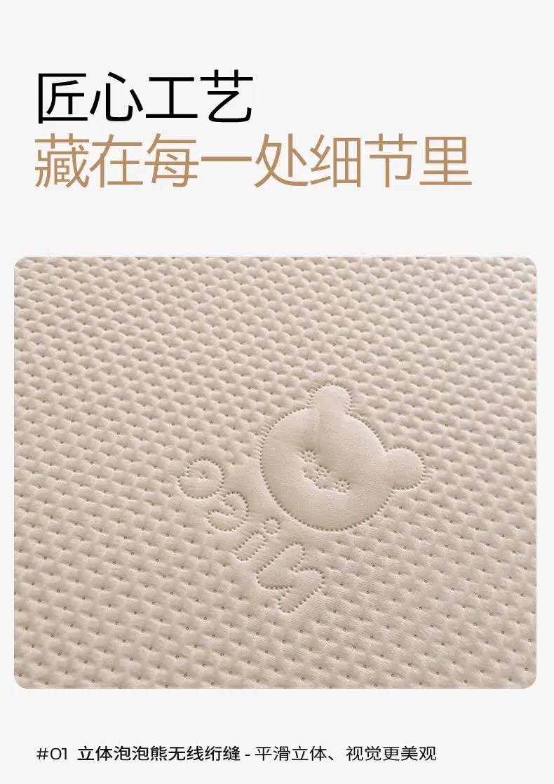 Category a Maternal and Infant Grade Children's Waterproof Urine-Proof Quilted Mattress Cover Three-Piece Set Mattress Protector Fully Enclosed Non-Slip Fitted Sheet — feature 16