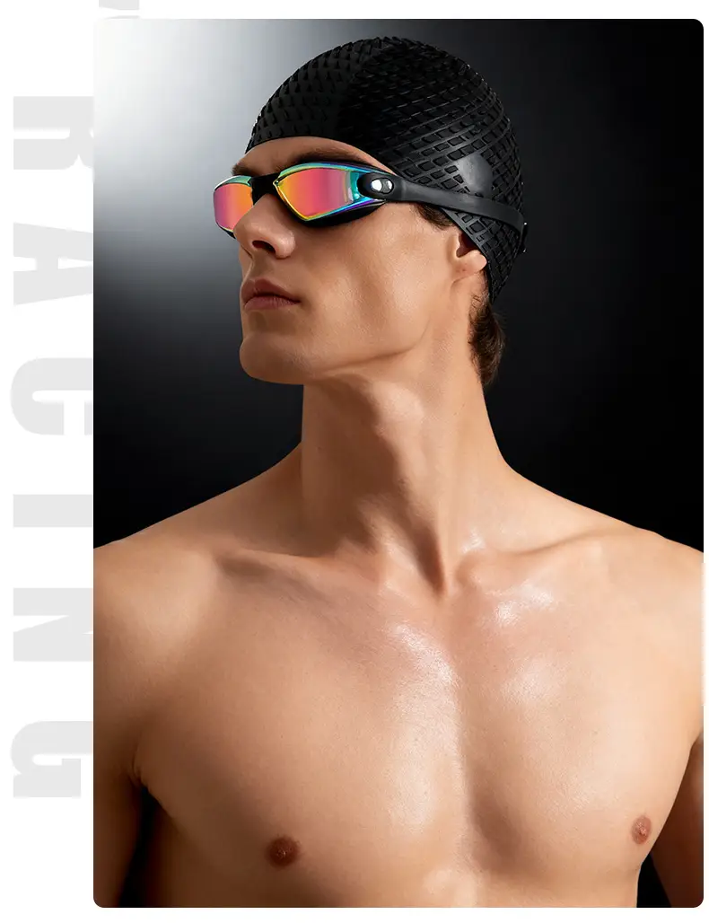 Professional Swimming Goggles, Waterproof and Anti-Fog, Racing Swimming Goggles, High-Definition Swimming Goggles, Anti-Fog Electroplated Swimming Goggles for Men and Women, Adult Swimming Supplies — feature 16