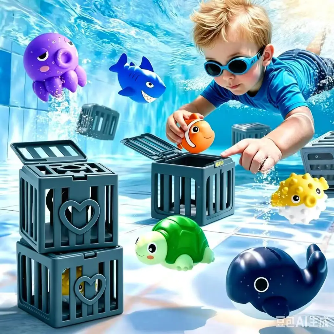 Children's Pool Diving Toys Children's Swimming Pool Diving Toys and Toddler Swimming Training Toys — feature 1