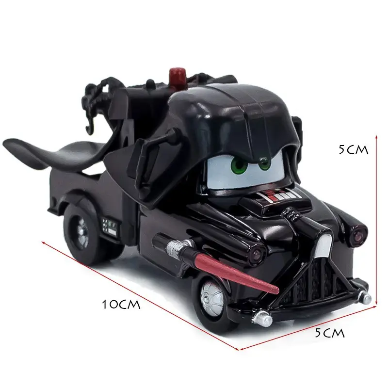Cars: the Racing Story Toy Alloy Car Model Lightning Mcqueen Black Warrior Mater Brown Lightning Oil - Image 10