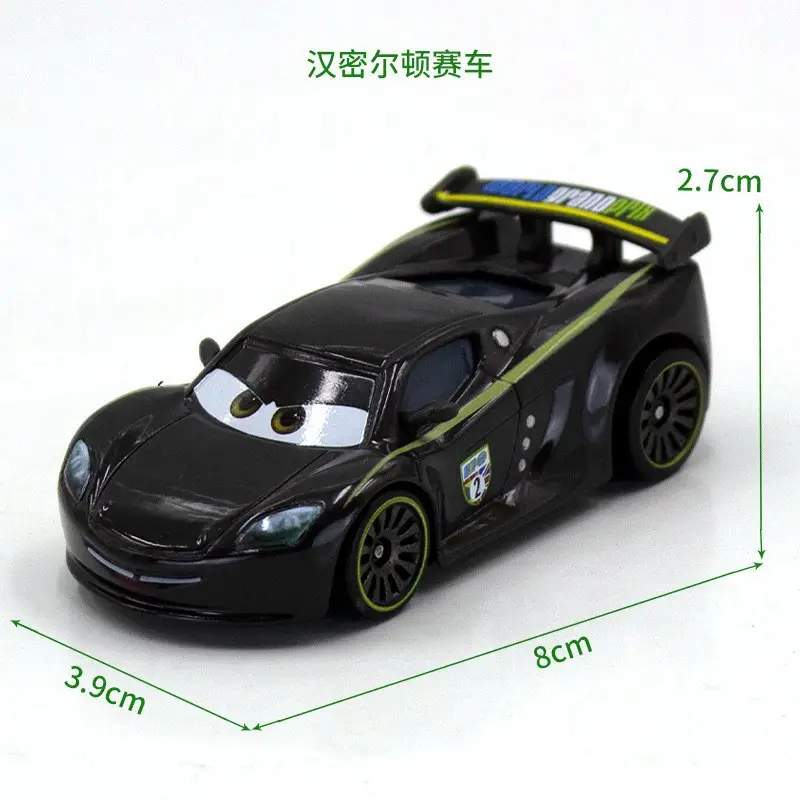 Cars: the Racing Story Toy Alloy Car Model Lightning Mcqueen Black Warrior Mater Brown Lightning Oil - Image 11