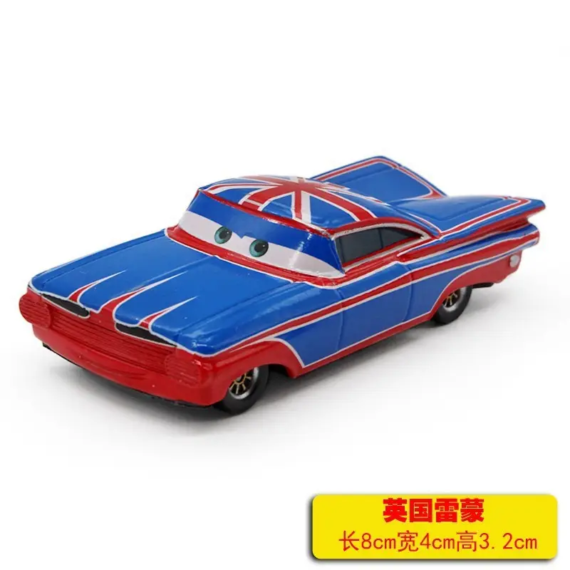 Cars: the Racing Story Toy Alloy Car Model Lightning Mcqueen Black Warrior Mater Brown Lightning Oil - Image 6