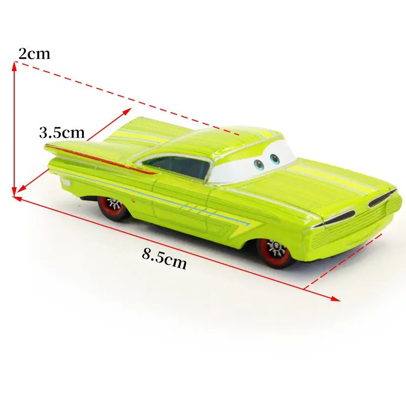 Cars: the Racing Story Toy Alloy Car Model Lightning Mcqueen Black Warrior Mater Brown Lightning Oil - Image 7
