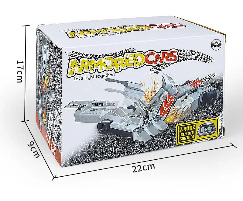 Two-Player Fighting Armored Remote Control Car Toy, Parent-Child Battle, Armored Drift Tank, Collision Competition, Electric Toy Car — feature 14