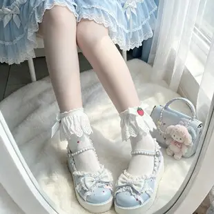 Lolita Layered Socks for Women, White Multi-Layered Ruffled Bow Socks, Japanese Style Girl Calf Socks, Small Batch Mix Wholesale — feature 20