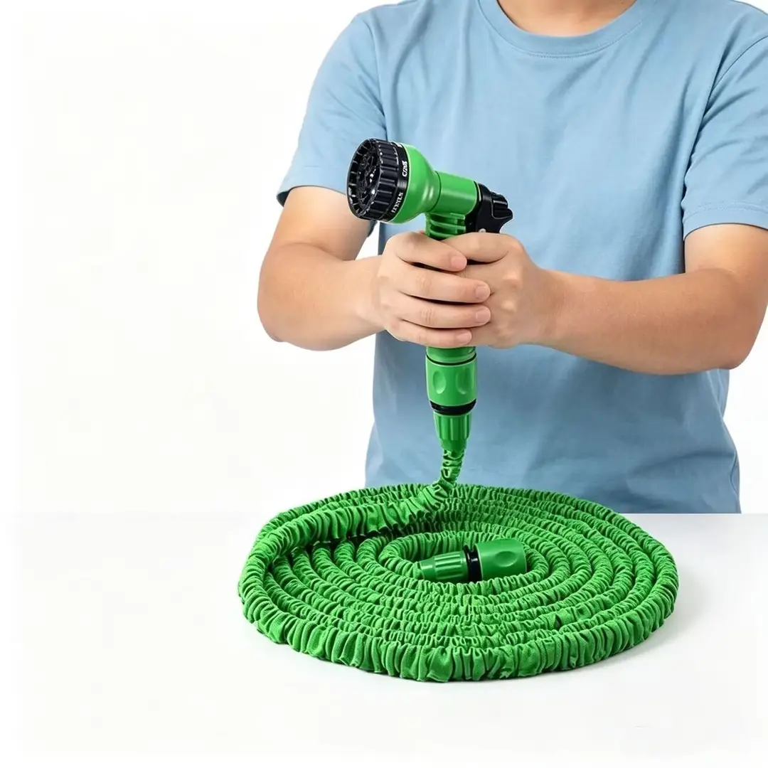 Household Multifunctional Water Hose Garden Nozzle, Freely Extendable, High-Pressure Vegetable Watering Sprinkler, Car Washing and Floor Cleaning Water Gun