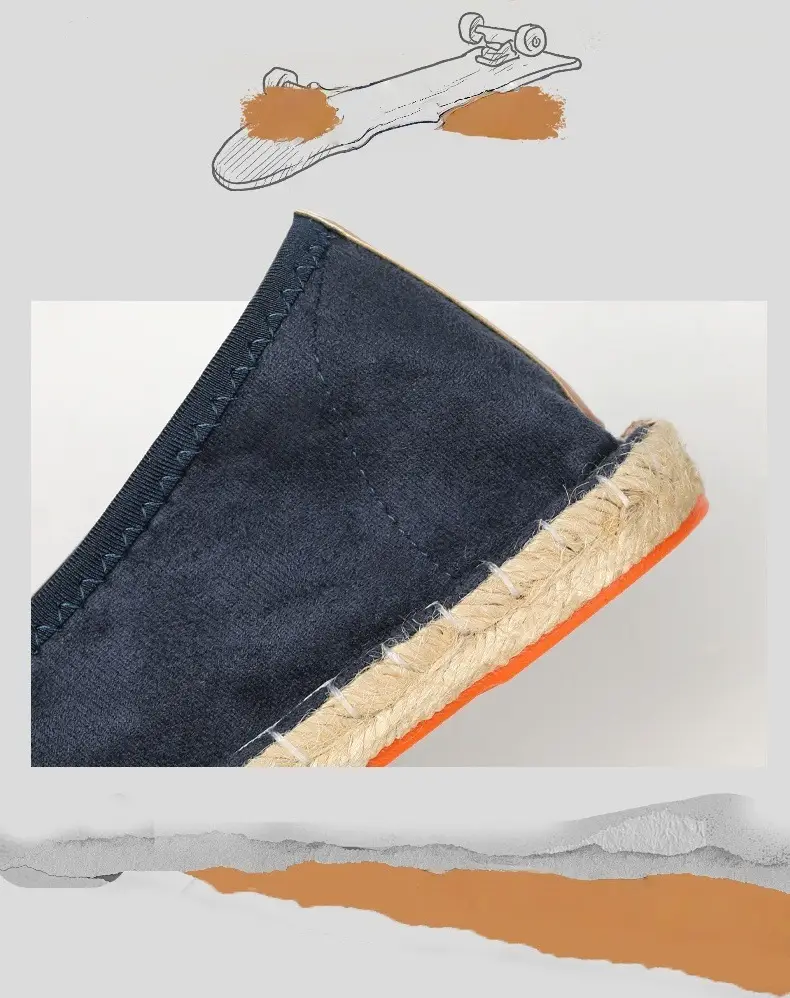2026 New Men's Breathable Soft-Soled Espadrille Shoes, Casual Slip-Ons with Hand-Stitched Seams, Lightweight and Comfortable Men's Shoes — feature 30