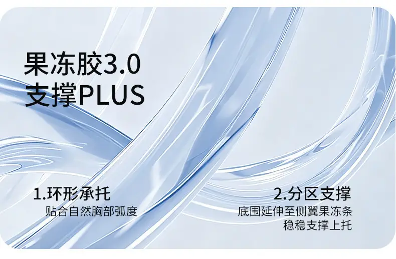 Summer Cool and Breathable Jelly Strip Seamless Bra with Fixed Cups, Gathers and Supports Side Breasts, Wireless, Age-Reducing Young Women's Underwear — feature 8