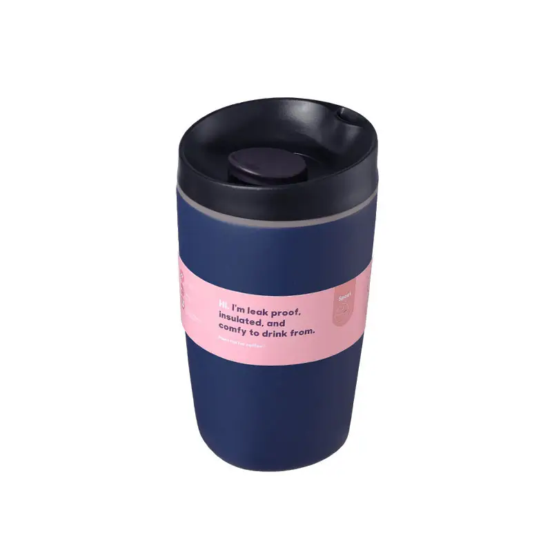 In-Stock Owala-Style Coffee Cup, 304 Stainless Steel Double-Layer Insulated Cup, Outdoor Sports Travel Insulated Straw Cup