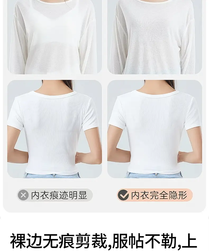 100kg Plus Size Seamless Women's Underwear, Large Bust Minimizing, Gathered Anti-Sagging Vest-Style Bra, Cross-Border — feature 7