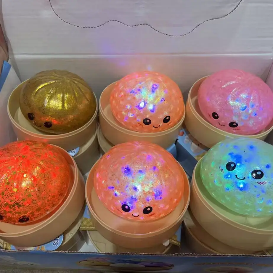 Cross-Border Popular Item: Realistic Mini Bun Stress Relief Squeeze Toy, Maltose Big Bun Stress Relief Toy, Factory Wholesale