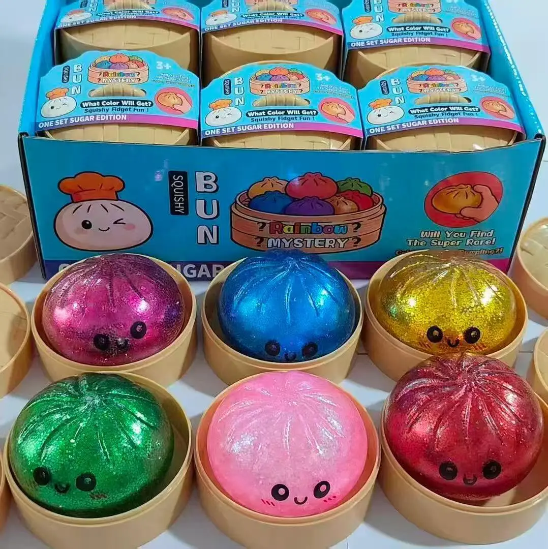 Cross-Border Popular Item: Realistic Mini Bun Stress Relief Squeeze Toy, Maltose Big Bun Stress Relief Toy, Factory Wholesale — feature 14
