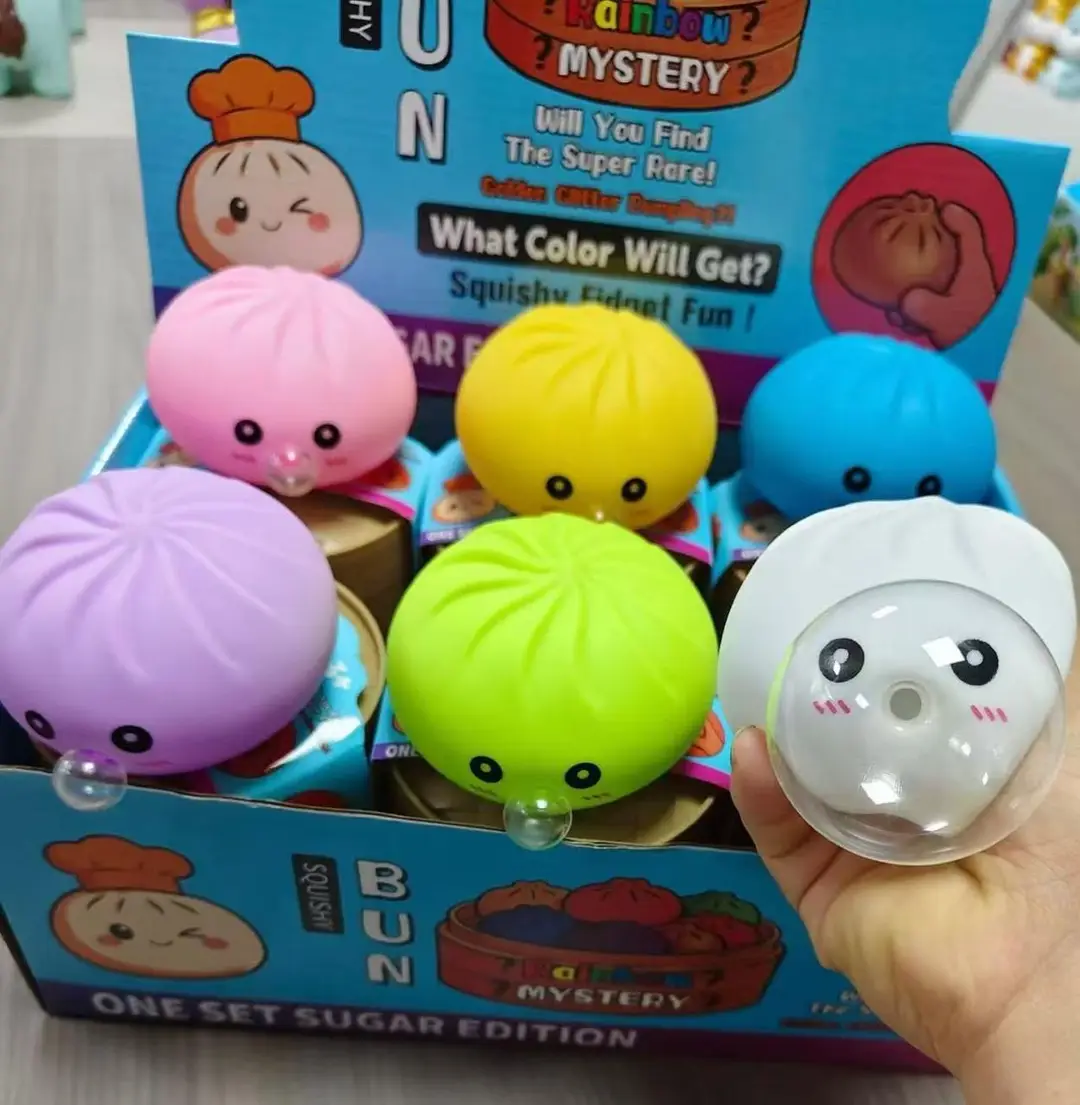 Cross-Border Popular Item: Realistic Mini Bun Stress Relief Squeeze Toy, Maltose Big Bun Stress Relief Toy, Factory Wholesale — feature 15