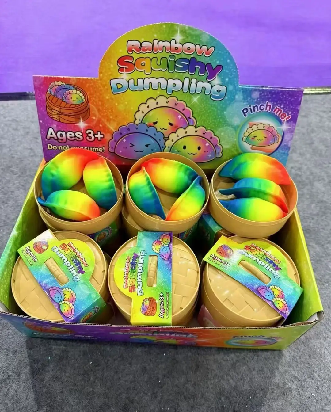 Cross-Border Popular Item: Realistic Mini Bun Stress Relief Squeeze Toy, Maltose Big Bun Stress Relief Toy, Factory Wholesale — feature 17