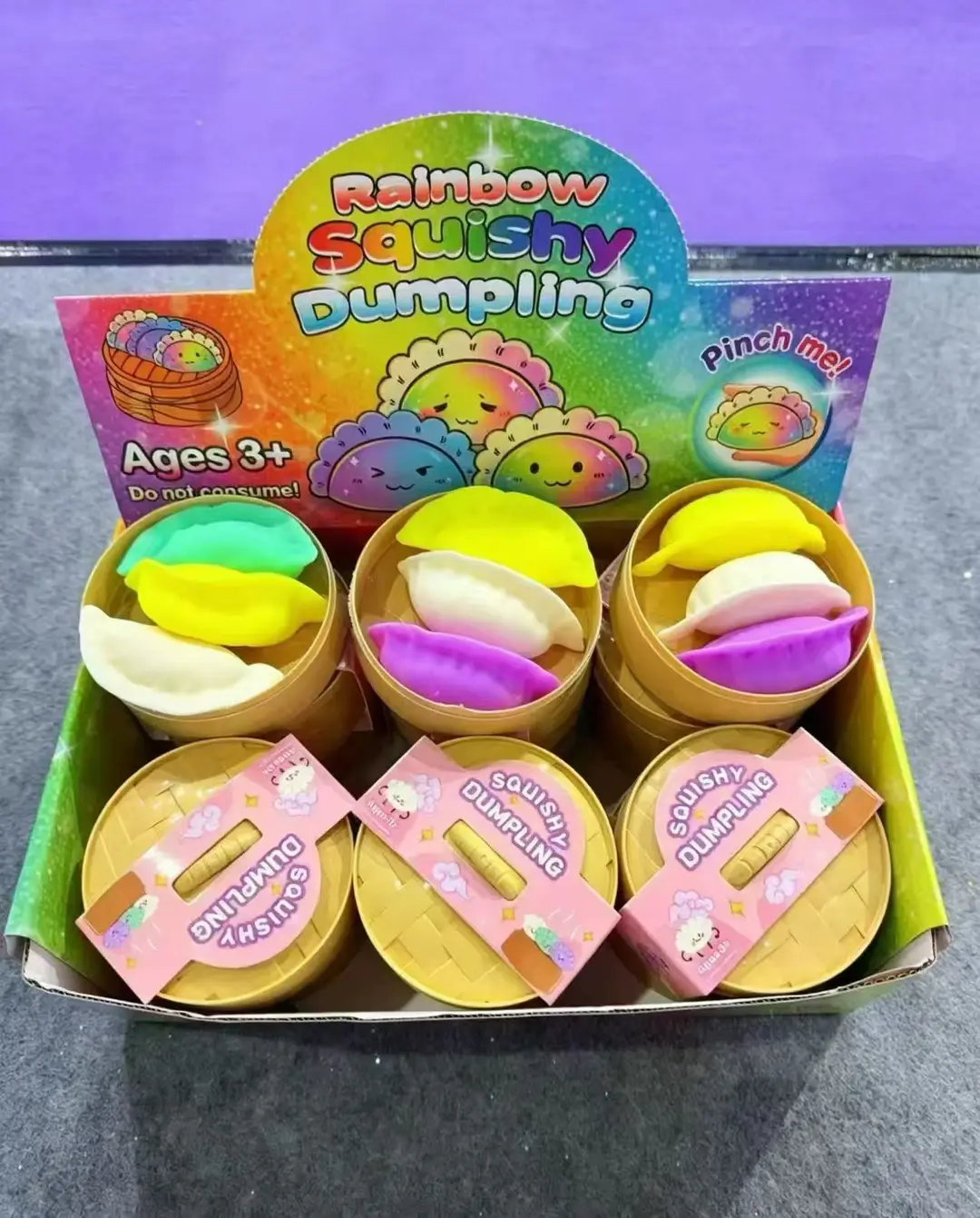 Cross-Border Popular Item: Realistic Mini Bun Stress Relief Squeeze Toy, Maltose Big Bun Stress Relief Toy, Factory Wholesale — feature 18