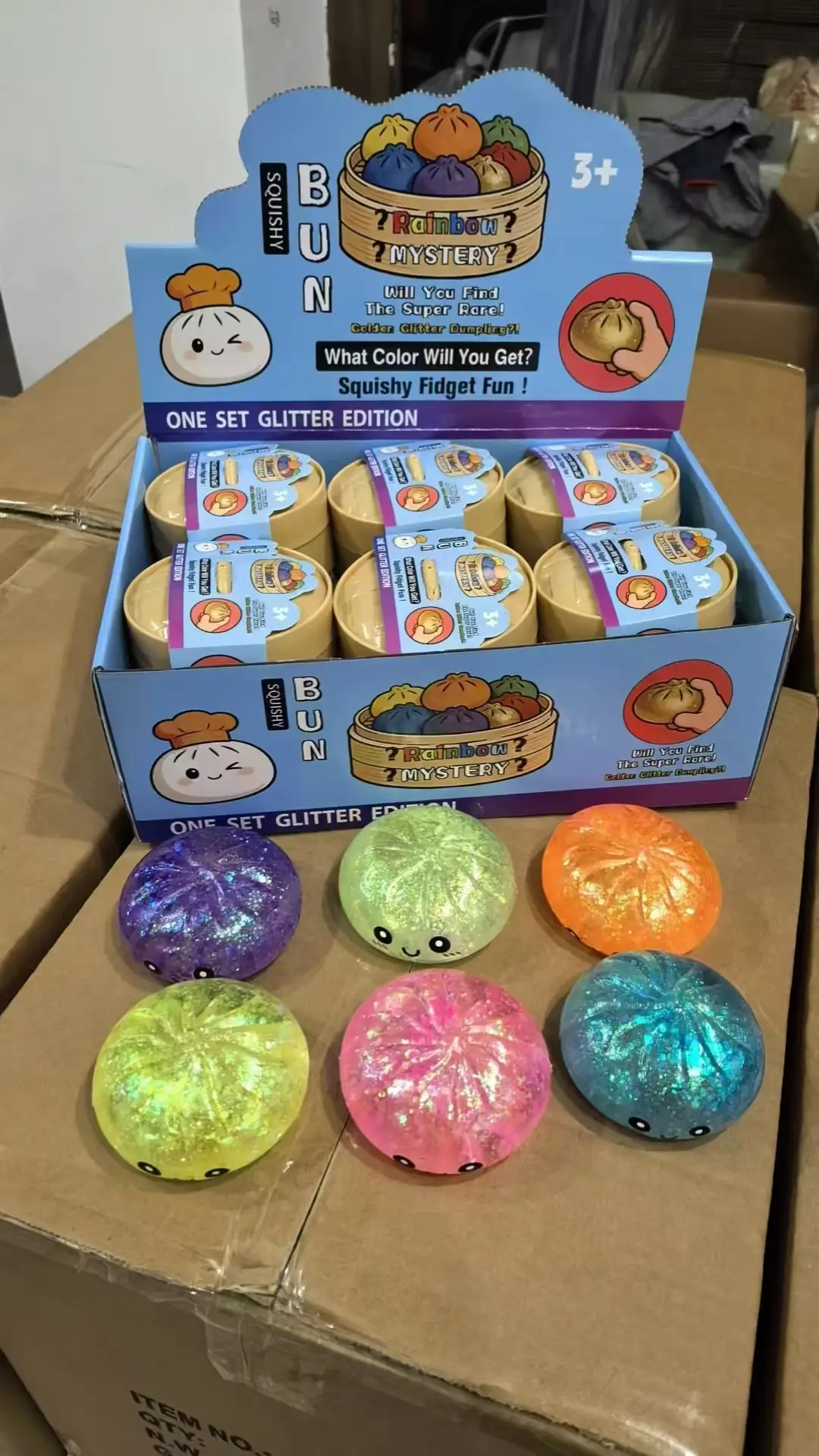 Cross-Border Popular Item: Realistic Mini Bun Stress Relief Squeeze Toy, Maltose Big Bun Stress Relief Toy, Factory Wholesale — feature 3