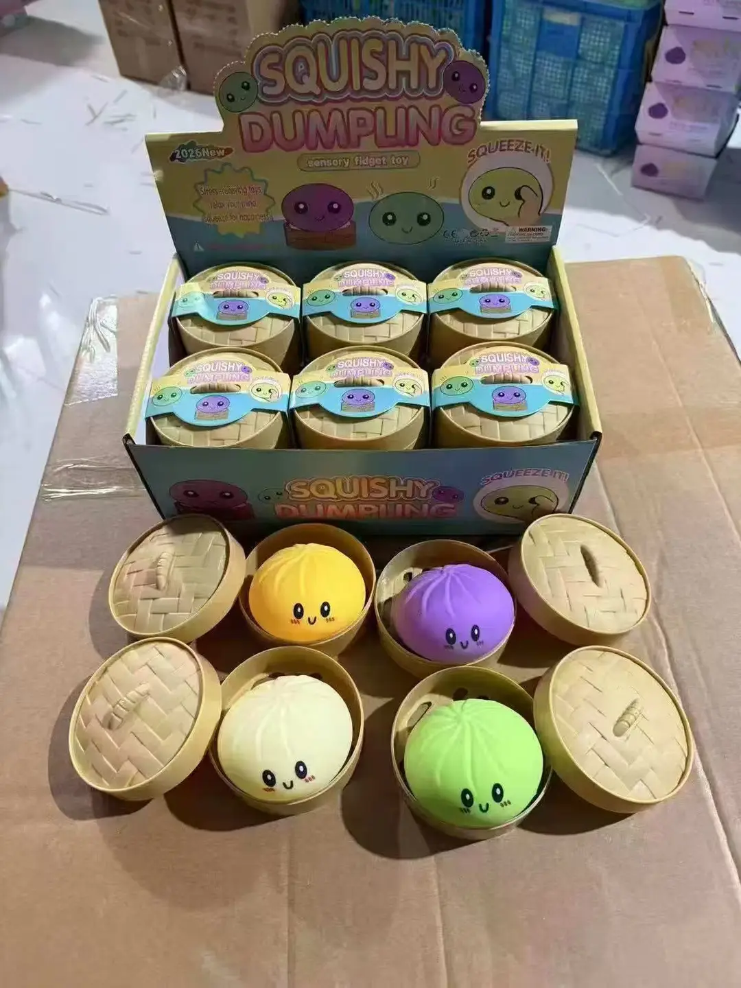 Cross-Border Popular Item: Realistic Mini Bun Stress Relief Squeeze Toy, Maltose Big Bun Stress Relief Toy, Factory Wholesale