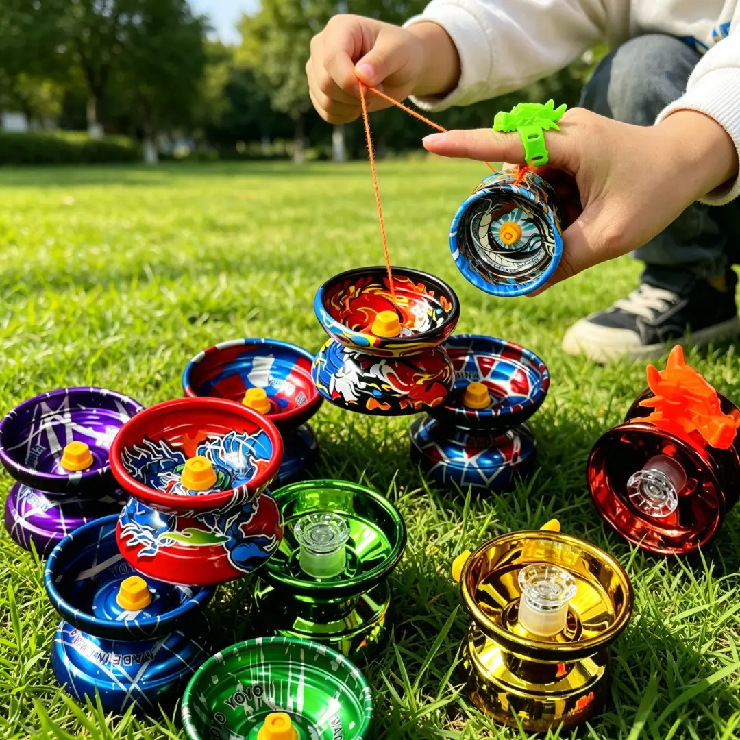Children's Alloy Yo-Yo Toy Automatic Recovery Yo-Yo Boys' Competitive Competition Yo-Yo Street Vendor Wholesaler