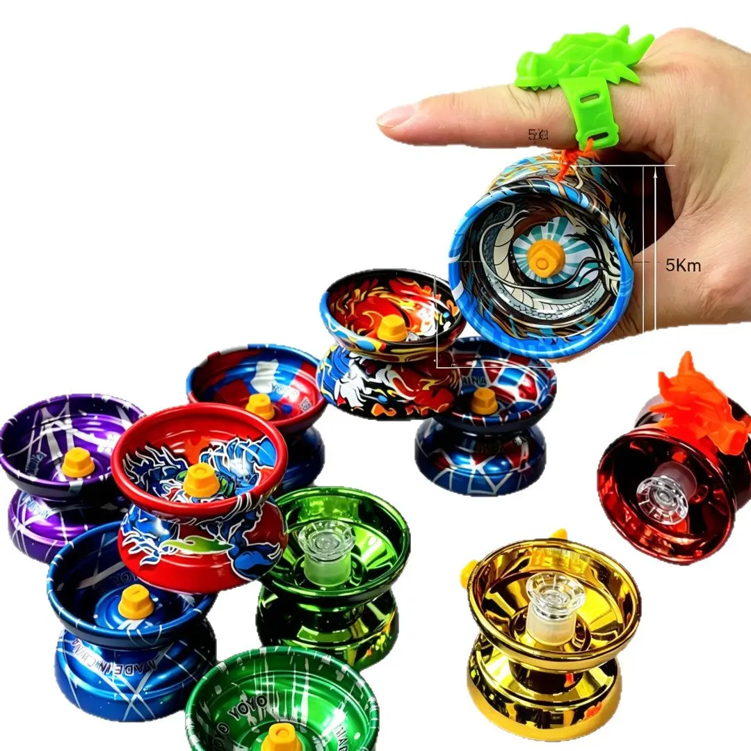 Children's Alloy Yo-Yo Toy Automatic Recovery Yo-Yo Boys' Competitive Competition Yo-Yo Street Vendor Wholesaler