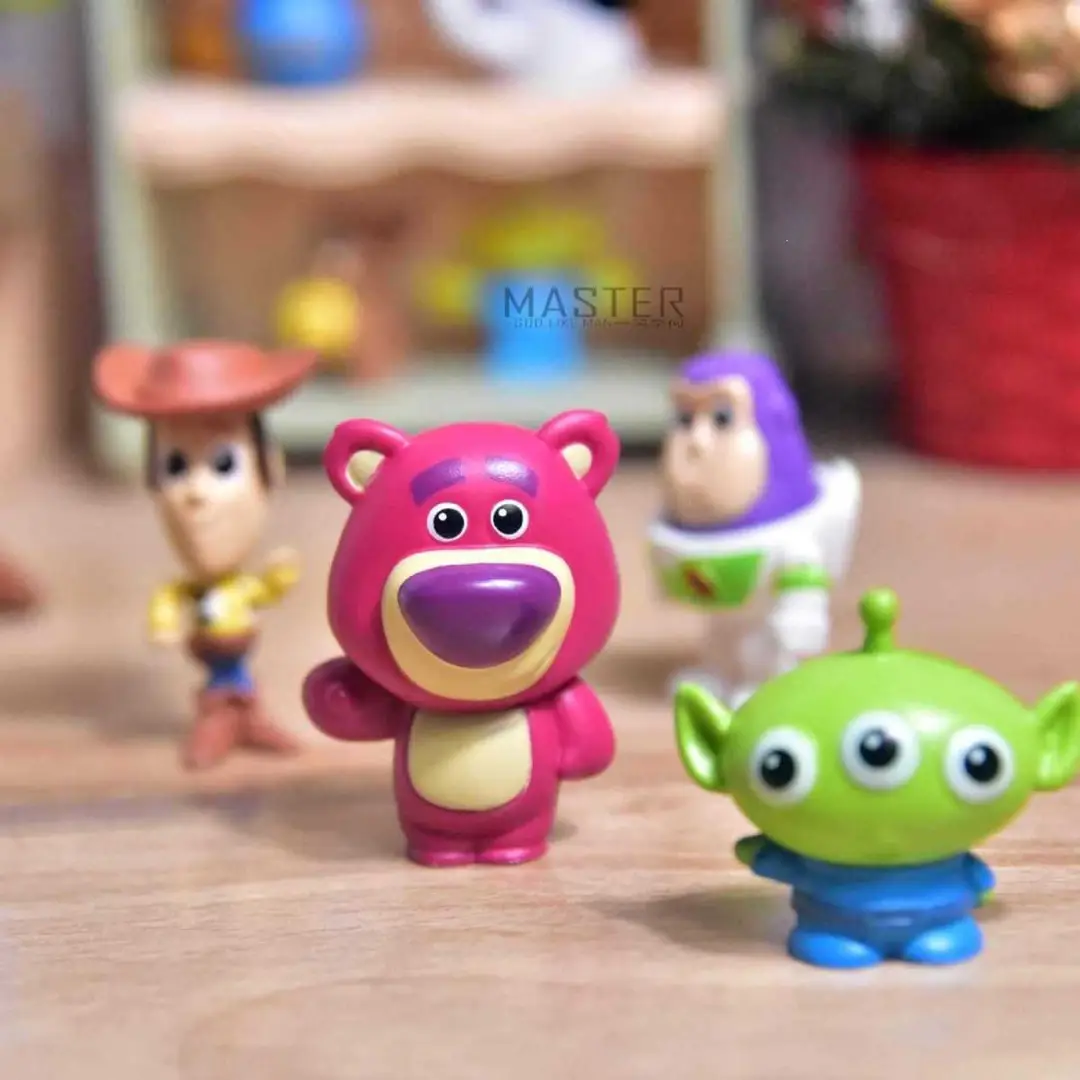 Toy Story Buzz Lightyear, Three-Eyed Alien, Lotso Bear DIY Accessories Cartoon Keychain Car Desktop Ornament — feature 7