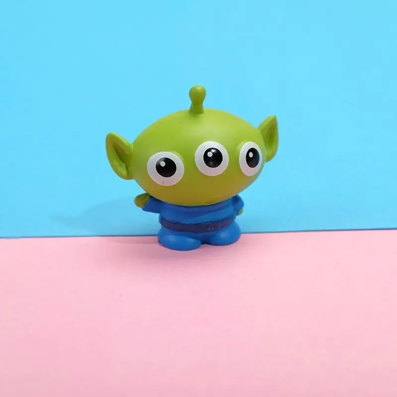 Toy Story Buzz Lightyear, Three-Eyed Alien, Lotso Bear DIY Accessories Cartoon Keychain Car Desktop Ornament