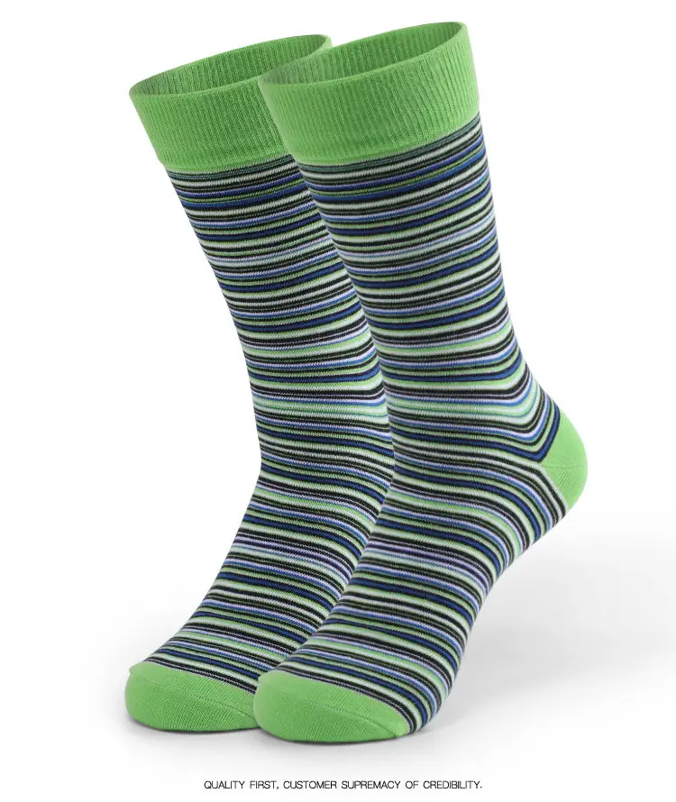 Cross-Border Foreign Trade Socks for Men, Plus Size Men's Socks, Japanese Retro Colorful Striped Mid-Tube Slouch Socks, Ins-Style Long Socks — feature 15