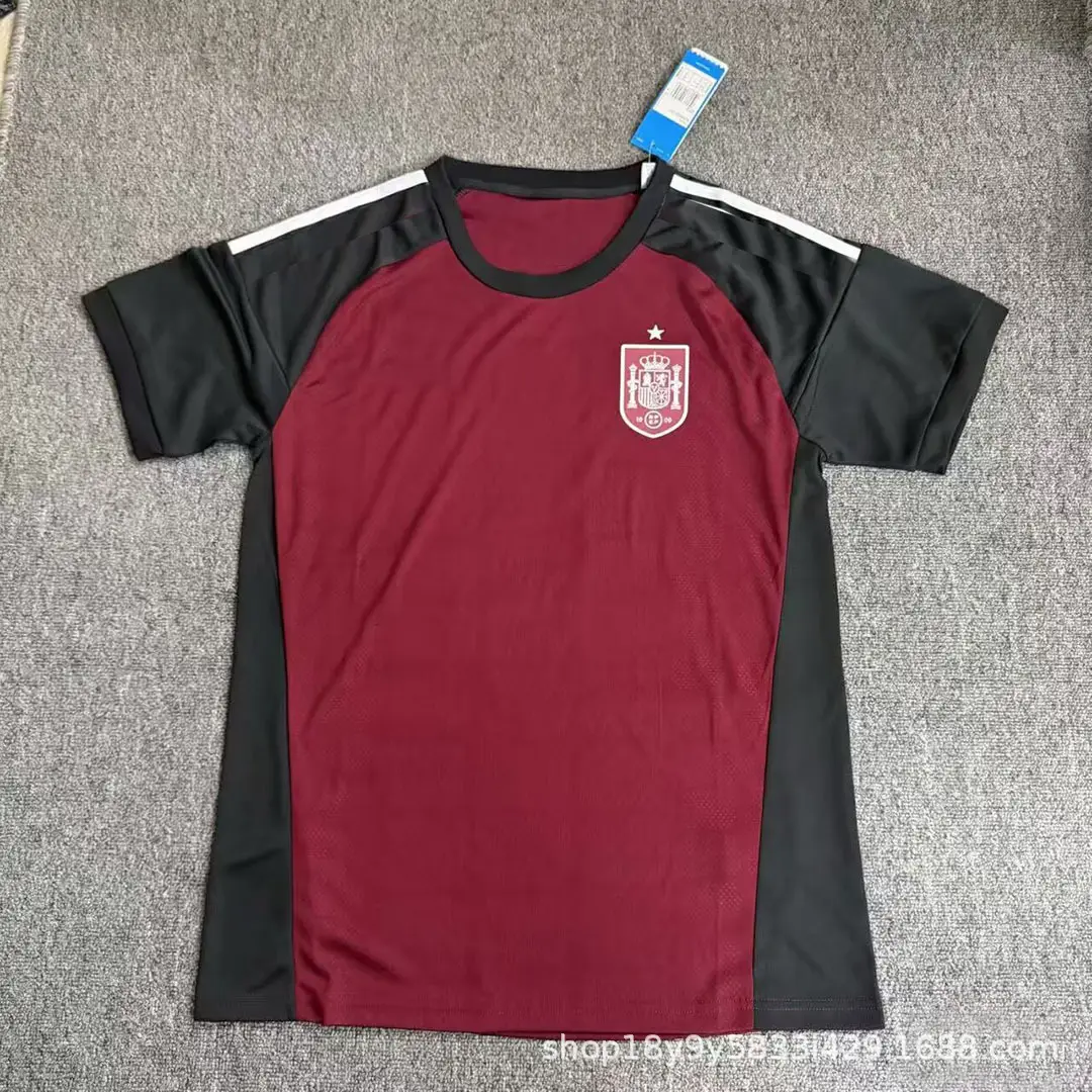 Usa, Canada, and Mexico World Cup Jerseys, Spanish National Team Home and Away Football Uniforms, Customizable with Numbers, Short-Sleeved, Loose Fit, Wholesale