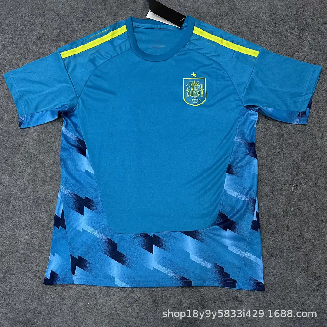 Usa, Canada, and Mexico World Cup Jerseys, Spanish National Team Home and Away Football Uniforms, Customizable with Numbers, Short-Sleeved, Loose Fit, Wholesale