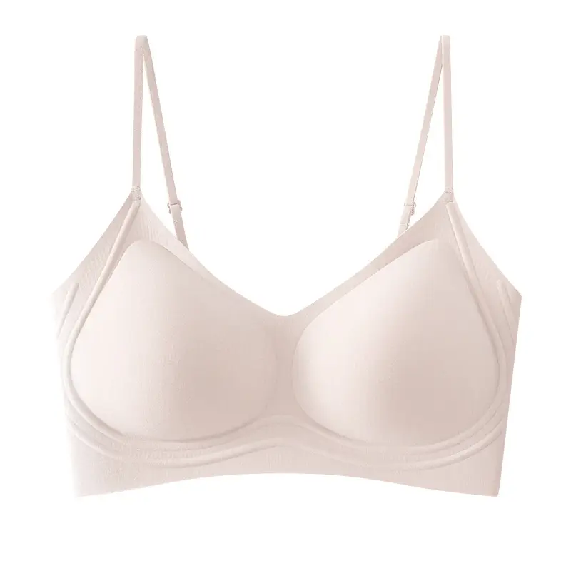 60-Count Tencel Lenzing Modal Seamless Women's Bra with Fixed Cups, Breathable, Push-Up, Foundation-Like Coverage, Strapless Invisible Bra