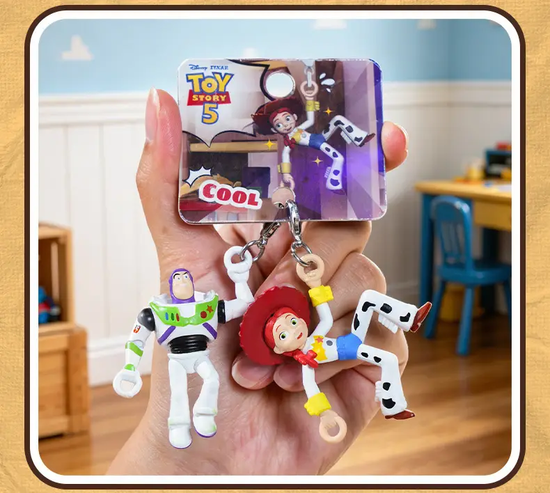 Authentic Toy Story Climbing Pendant Keychain Creative Cartoon Buzz Lightyear Series Doll Backpack Charm — feature 12