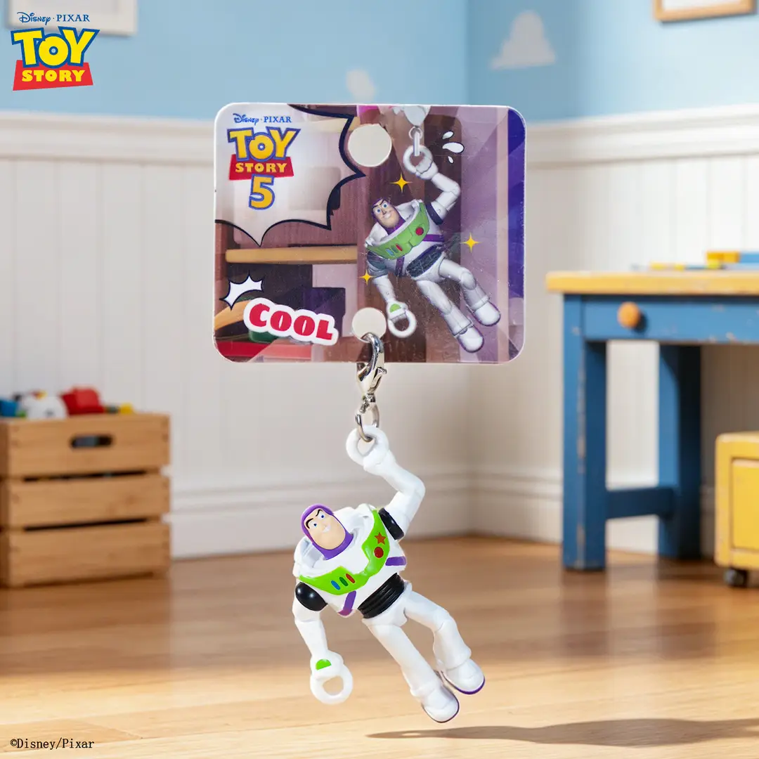 Authentic Toy Story Climbing Pendant Keychain Creative Cartoon Buzz Lightyear Series Doll Backpack Charm