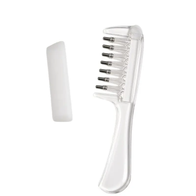 Transparent Crystal Liquid-Guiding Comb for Scalp Care Solution, Minoxidil Applicator Comb - Image 9